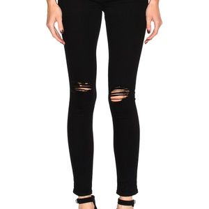 AG Ankle Legging Skinny jeans in Vintage Black